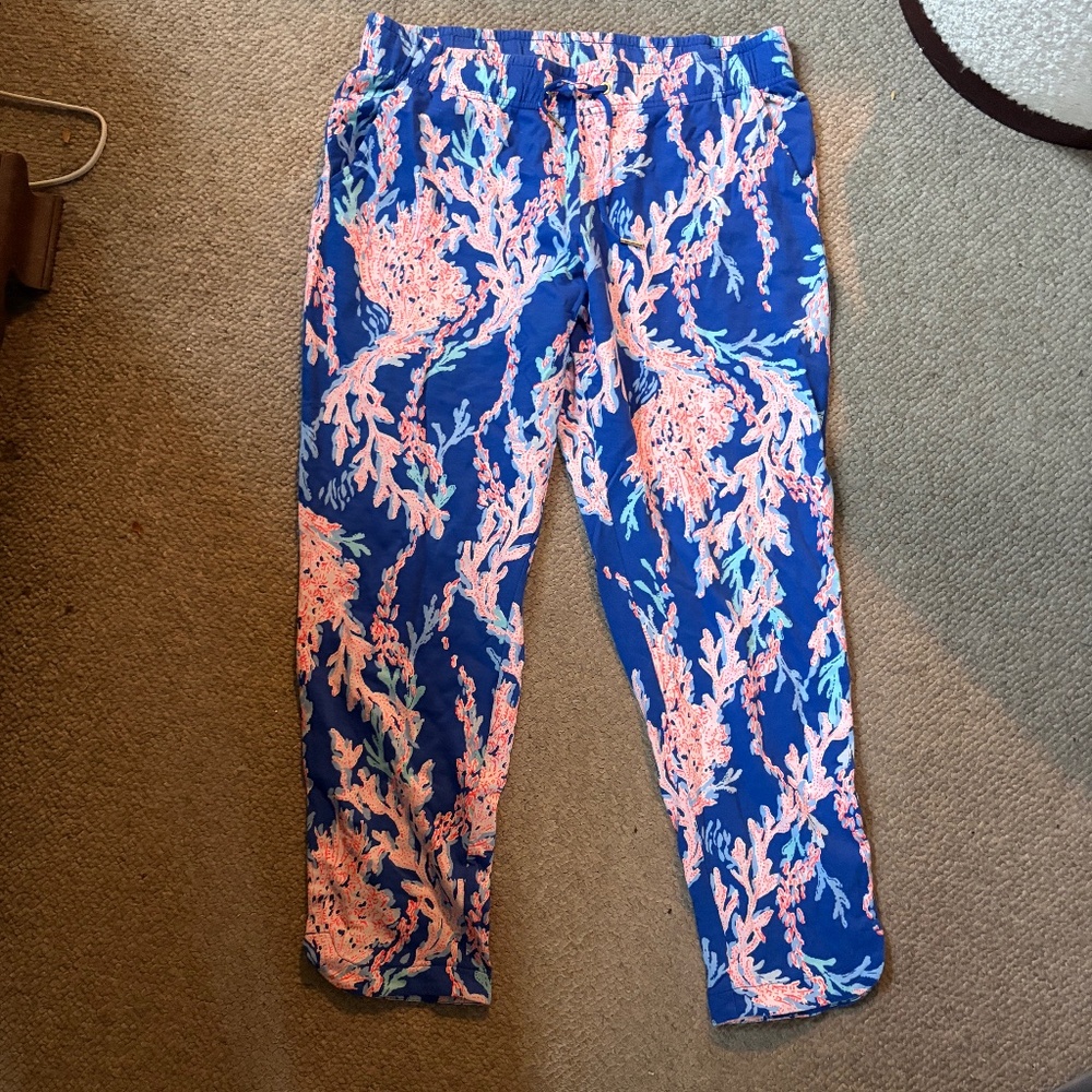 Lilly Pulitzer Emora Pant Sz L GUC